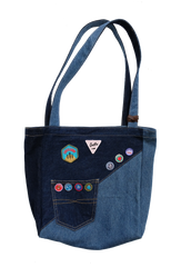 EarthSavvy X Outliv ‘Savvy Tote’ - denim pocket