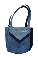 EarthSavvy X Outliv ‘Savvy Tote’ - denim pocket